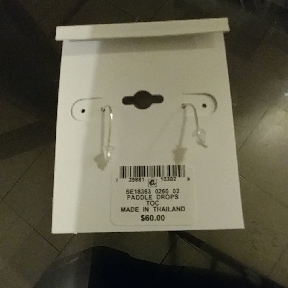 💜NWT Giani Bernini silver earrings - Picture 3 of 3